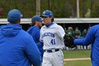 Baseball vs Babson  Wheaton College Baseball vs Babson during NEWMAC Championship Tournament. - (Photo by Keith Nordstrom) : Wheaton, baseball, NEWMAC